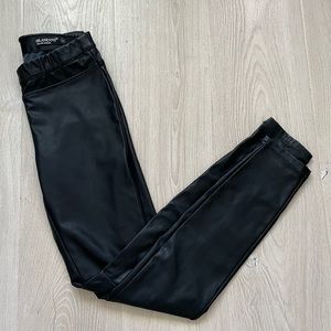 Blank NYC Pull-on Leather Leggings